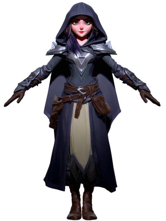 Fantasy Mage Character Vinyl Car Decal Sticker – Waterproof & UV-Resistant 8.213333333333333"
