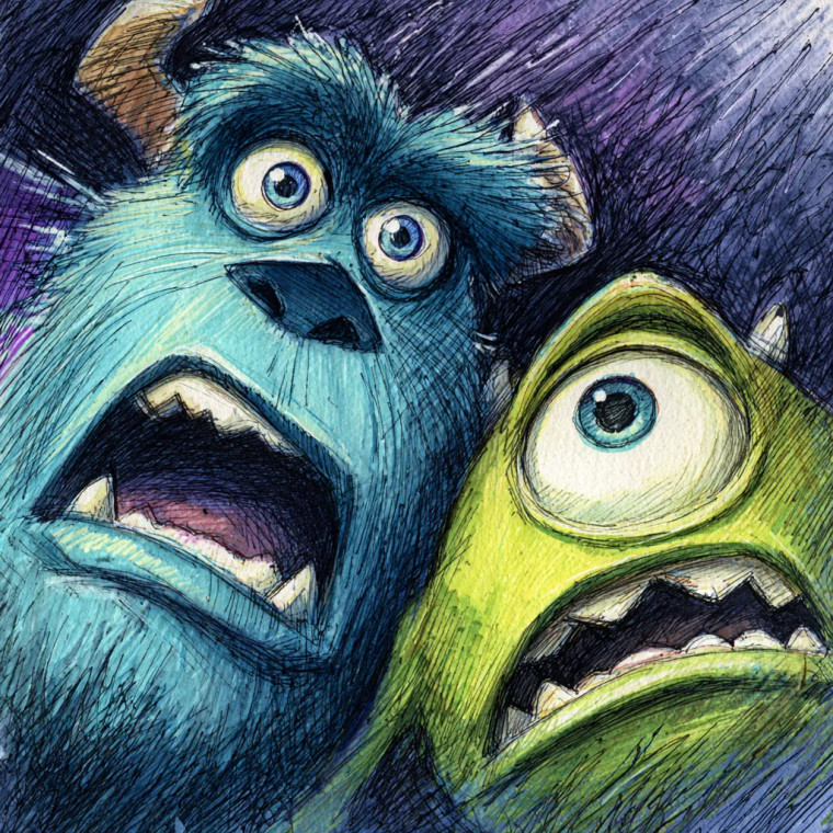 Monsters In Horror Vinyl Car Decal Sticker – Waterproof & UV-Resistant 6.826666666666667"