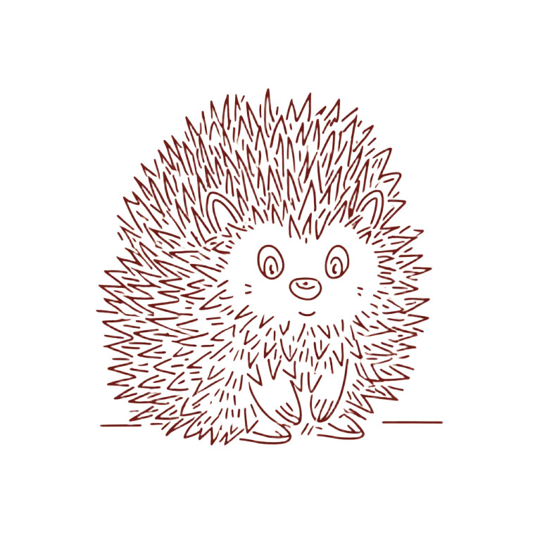 Cute Porcupine Art Vinyl Car Decal Sticker – Waterproof & UV-Resistant 3.4133333333333336" Cute Porcupine Art Vinyl Car Decal Sticker – Waterproof & UV-Resistant 3.4133333333333336"
