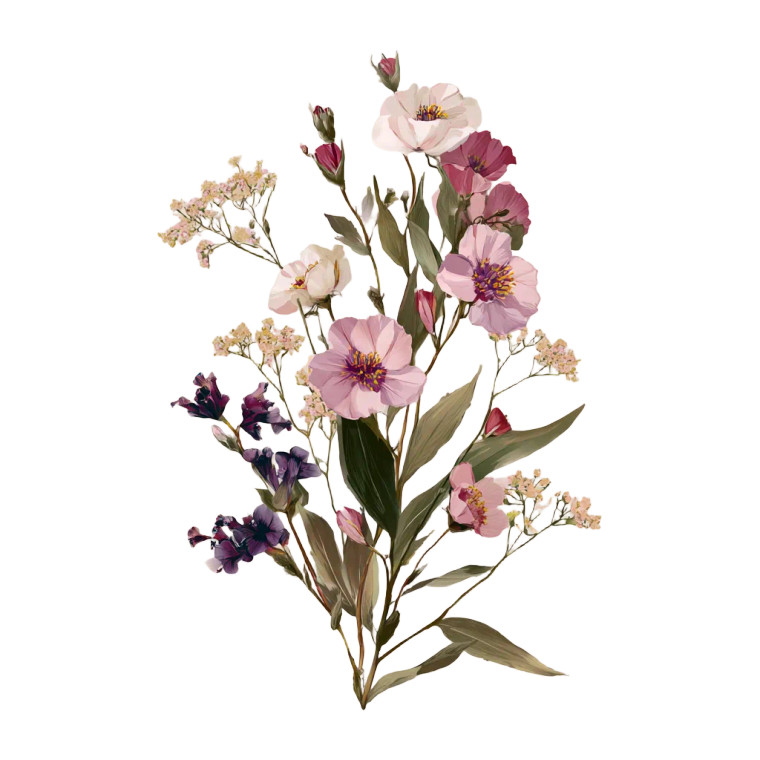 Wildflower Illustration Vinyl Car Decal Sticker – Waterproof & UV-Resistant 6.826666666666667" Wildflower Illustration Vinyl Car Decal Sticker – Waterproof & UV-Resistant 6.826666666666667"