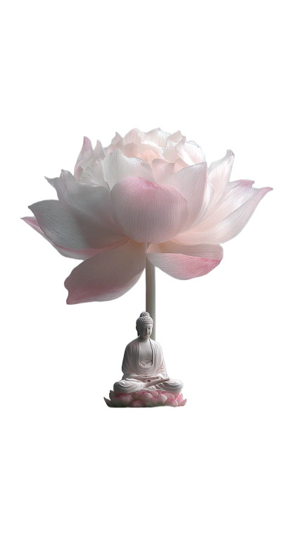 Zen Lotus Buddha Vinyl Car Decal Sticker – Waterproof & UV-Resistant 4.8533333333333335"