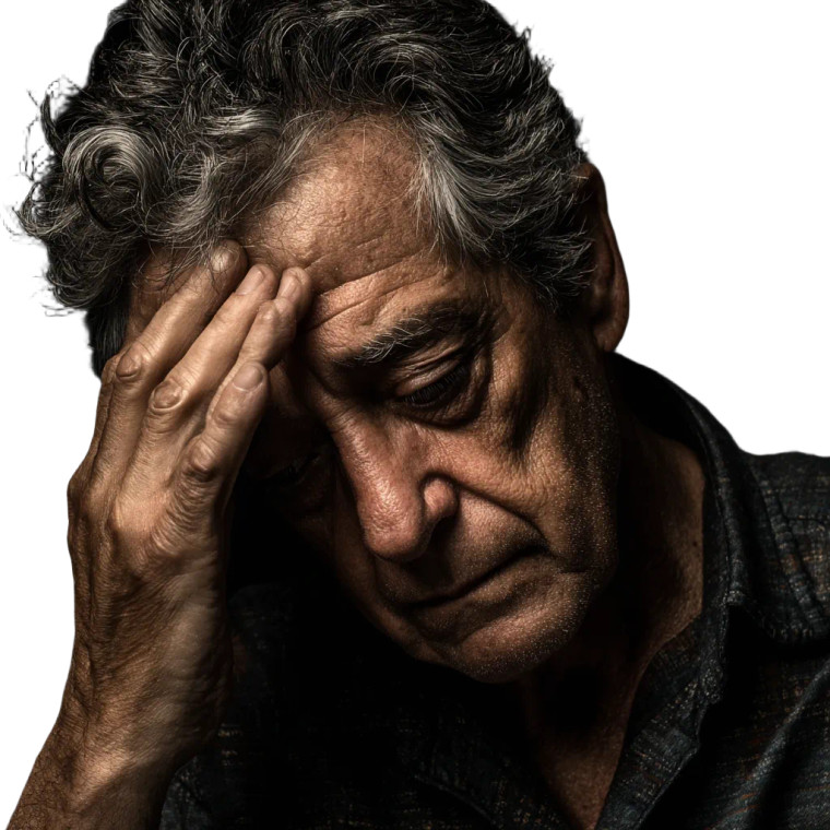 Regretful Elderly Man Vinyl Car Decal Sticker – Waterproof & UV-Resistant 6.826666666666667"