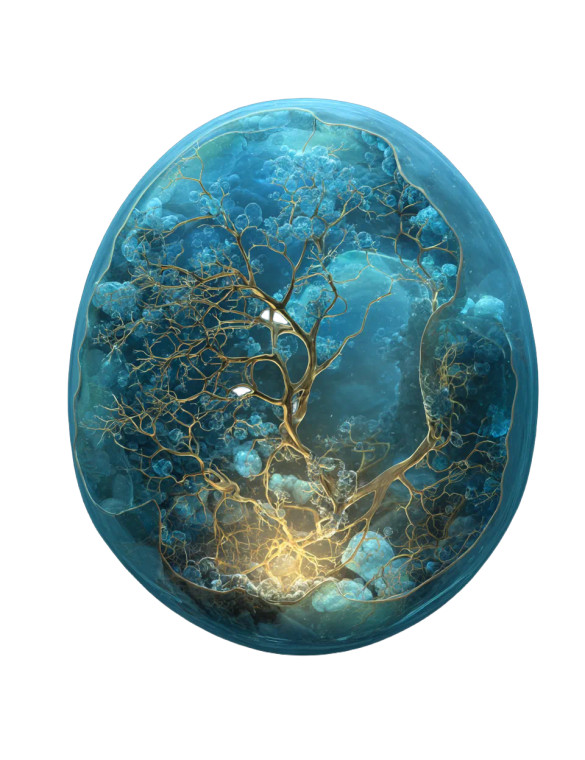 Embryo With Roots Vinyl Car Decal Sticker – Waterproof & UV-Resistant 8.32"