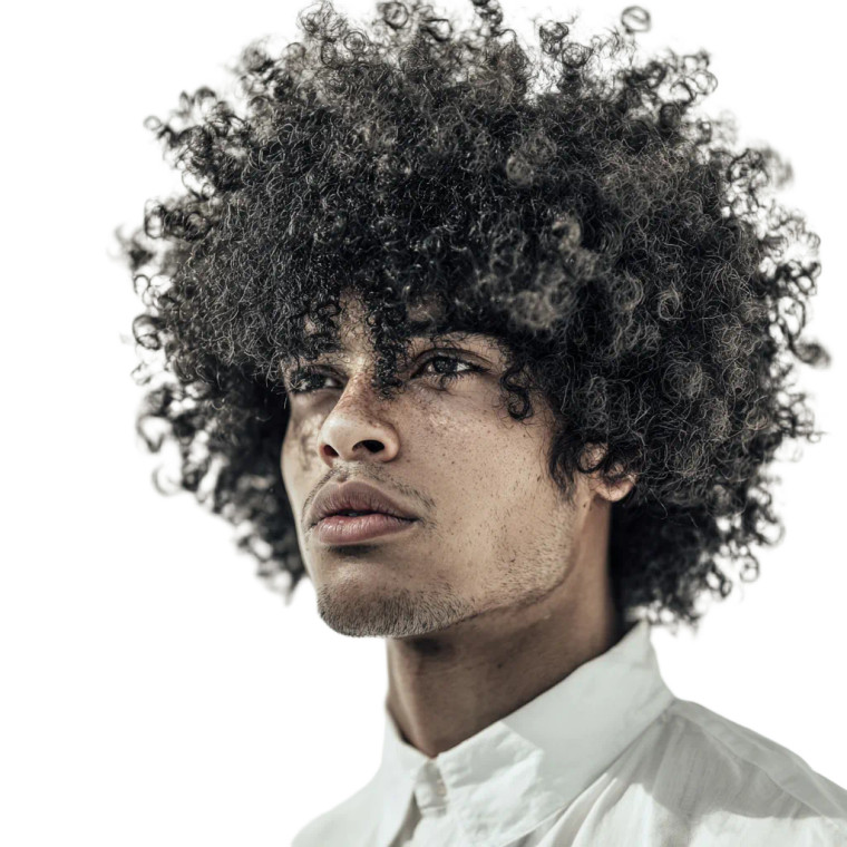 Elegant Afro Model Vinyl Car Decal Sticker – Waterproof & UV-Resistant 6.826666666666667"