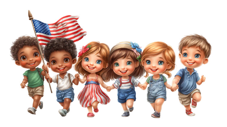 Happy Diverse Children V3 Vinyl Car Decal Sticker – Waterproof & UV-Resistant 5.4