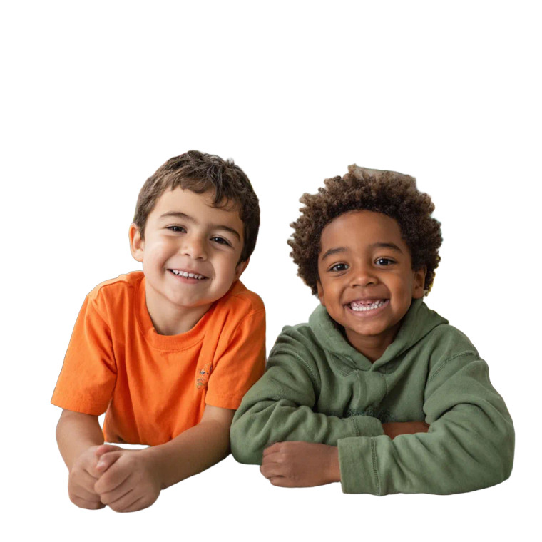 Boys Coloring Together Vinyl Car Decal Sticker – Waterproof & UV-Resistant 6.826666666666667"
