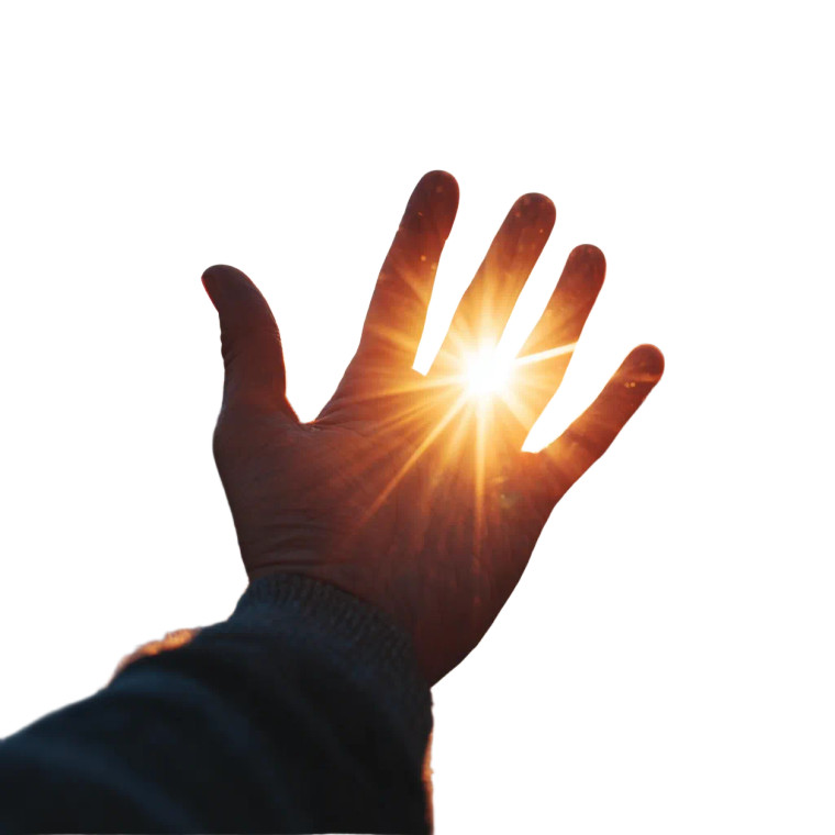 Hand Blocking Sun Vinyl Car Decal Sticker – Waterproof & UV-Resistant 3.4133333333333336"