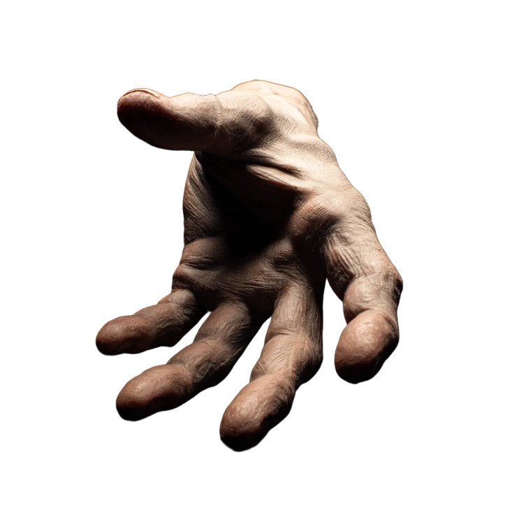 Giant Puppeteer Hand Vinyl Car Decal Sticker – Waterproof & UV-Resistant 3.4133333333333336"