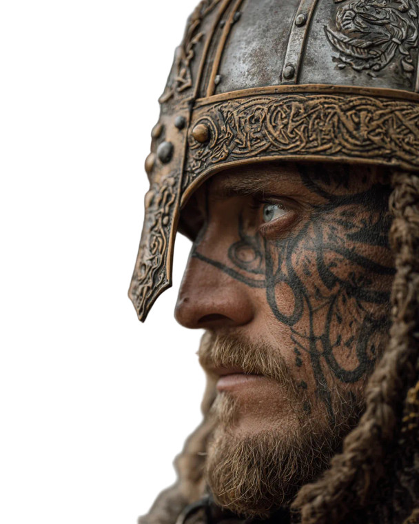 Ancient Viking Warrior V2 Vinyl Car Decal Sticker – Waterproof & UV-Resistant 8.0"