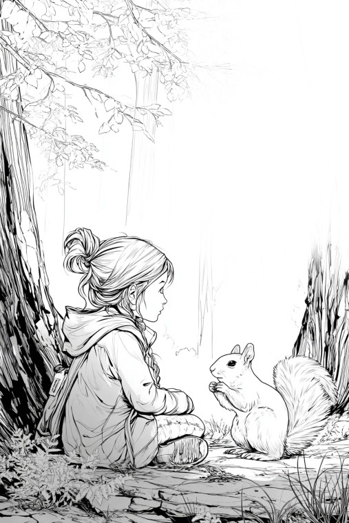 Forest Encounter V3 Vinyl Car Decal Sticker – Waterproof & UV-Resistant 8.96"