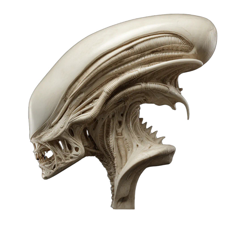 Giger'S Alien V3 Vinyl Car Decal Sticker – Waterproof & UV-Resistant 3.4133333333333336"