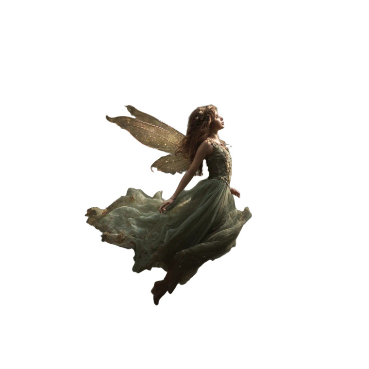 Tiny Forest Fairy V2 Vinyl Car Decal Sticker – Waterproof & UV-Resistant 3.4133333333333336"