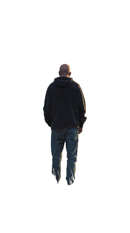 Bald Man Landscape Vinyl Car Decal Sticker – Waterproof & UV-Resistant 9.706666666666667"