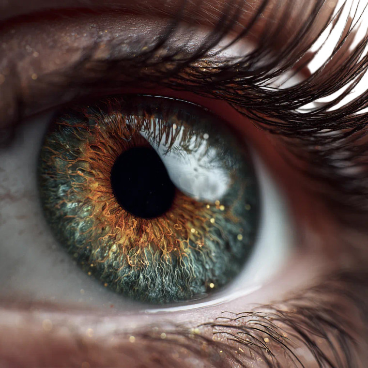 Detailed Eye Closeup Vinyl Car Decal Sticker – Waterproof & UV-Resistant 6.826666666666667"