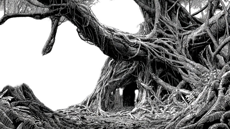 Root Cathedral Vinyl Car Decal Sticker – Waterproof & UV-Resistant 2.72"