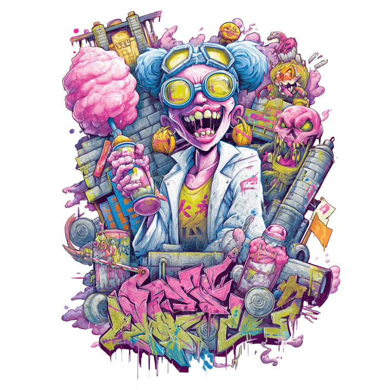 Evil Candy Genius Vinyl Car Decal Sticker – Waterproof & UV-Resistant 3.4133333333333336"