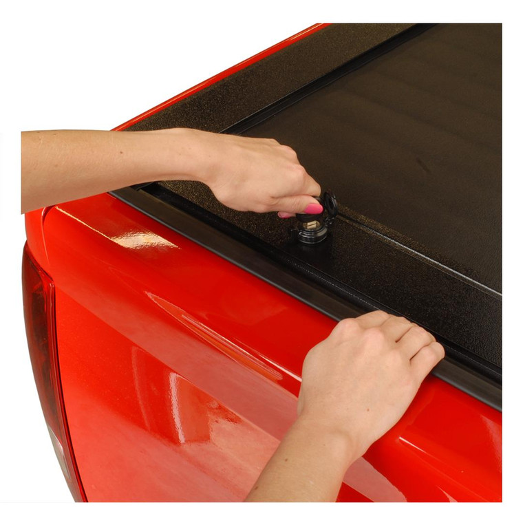 Durable Black Tonneau Cover Rail for Chevy Silverado & GMC Sierra | Easy Clamp-On Installation Included