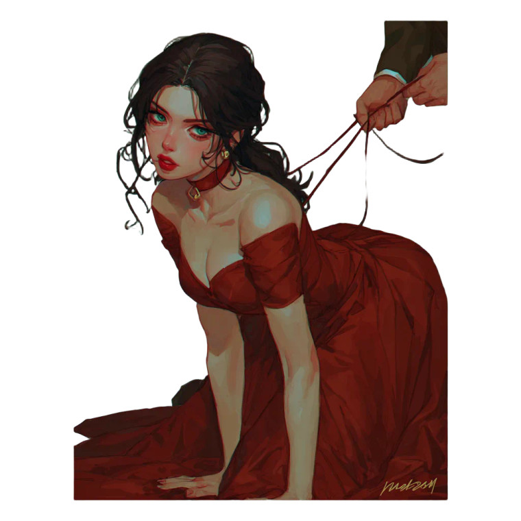 Dramatic Digital Painting Vinyl Car Decal Sticker – Waterproof & UV-Resistant 6.826666666666667"