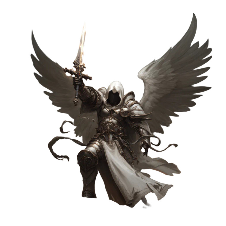 Angelic Warrior Triumph V2 Vinyl Car Decal Sticker – Waterproof & UV-Resistant 6.826666666666667"