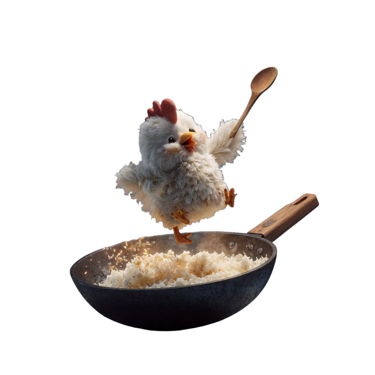 Cooking Chicken Chef Vinyl Car Decal Sticker – Waterproof & UV-Resistant 3.4133333333333336"