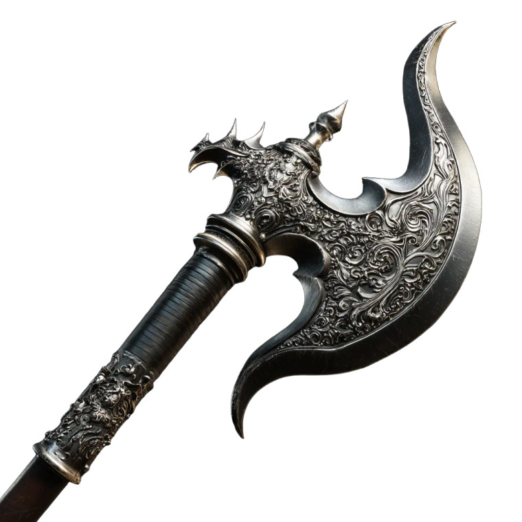 Fantasy Demon Axe Vinyl Car Decal Sticker – Waterproof & UV-Resistant 3.4133333333333336"
