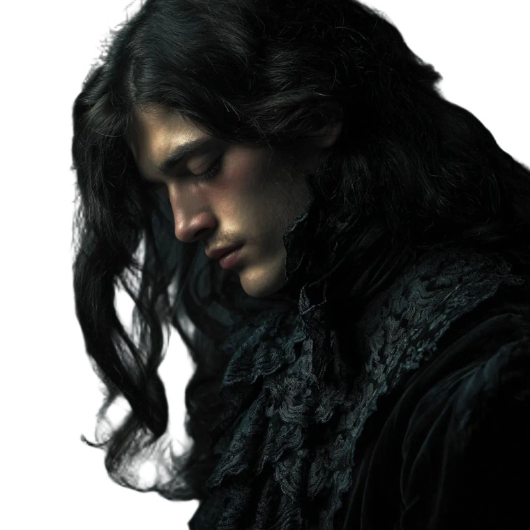 Gothic Opera Man Vinyl Car Decal Sticker – Waterproof & UV-Resistant 3.4133333333333336"