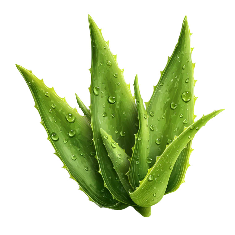 Vibrant Aloe Vera V3 Vinyl Car Decal Sticker – Waterproof & UV-Resistant 3.4133333333333336"