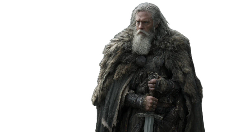 Viking Warrior Elder Vinyl Car Decal Sticker – Waterproof & UV-Resistant 2.72"