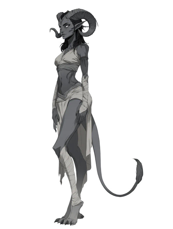 Gorgeous Tiefling Drawing Vinyl Car Decal Sticker – Waterproof & UV-Resistant 8.213333333333333" Gorgeous Tiefling Drawing Vinyl Car Decal Sticker – Waterproof & UV-Resistant 8.213333333333333"