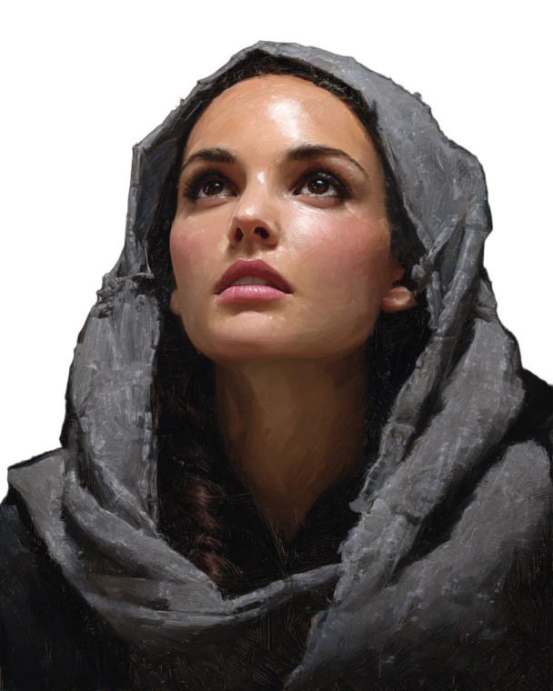 Grey Jedi Padme Vinyl Car Decal Sticker – Waterproof & UV-Resistant 8.0"