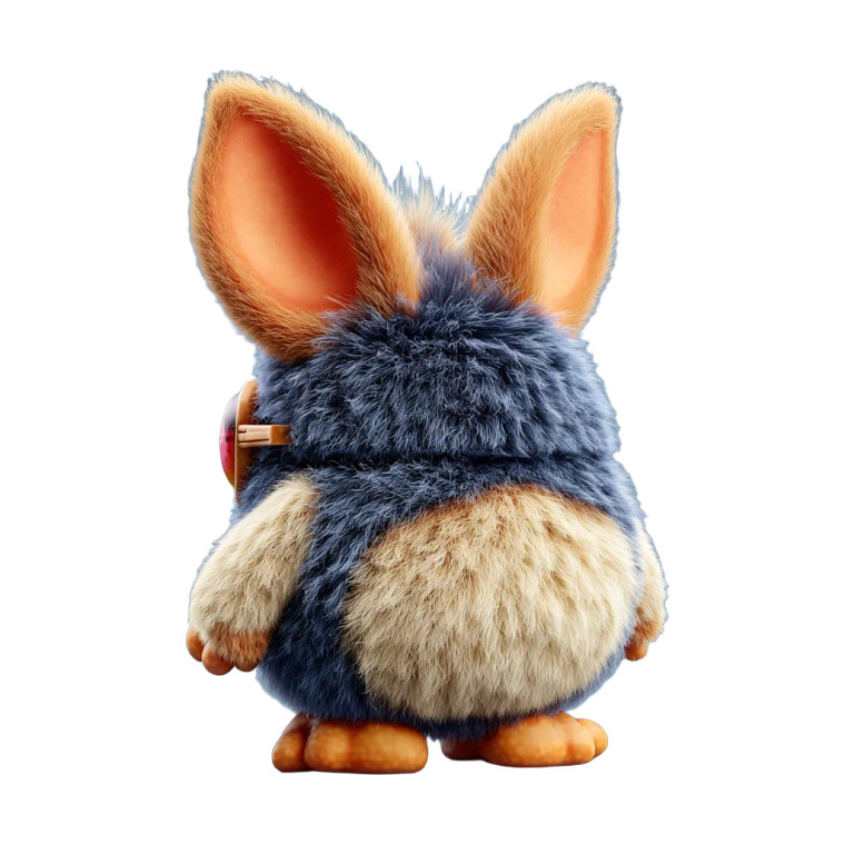 Furby-Like Toy Vinyl Car Decal Sticker – Waterproof & UV-Resistant 3.4133333333333336"