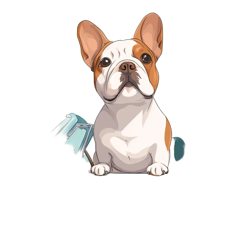 French Bulldog Sticker Vinyl Car Decal Sticker – Waterproof & UV-Resistant 3.4133333333333336"