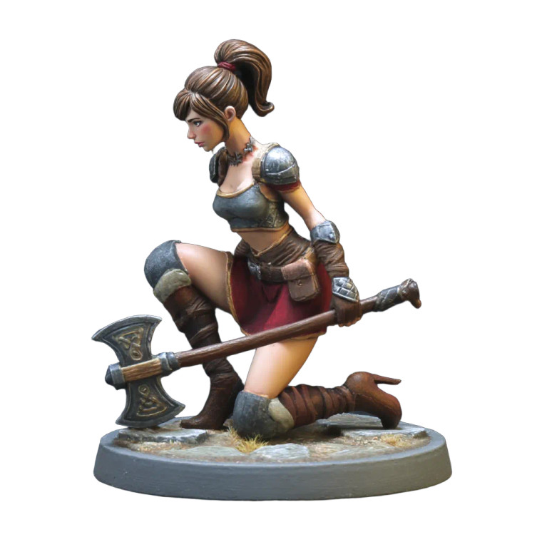 Victorious Axe Warrior Vinyl Car Decal Sticker – Waterproof & UV-Resistant 6.826666666666667"