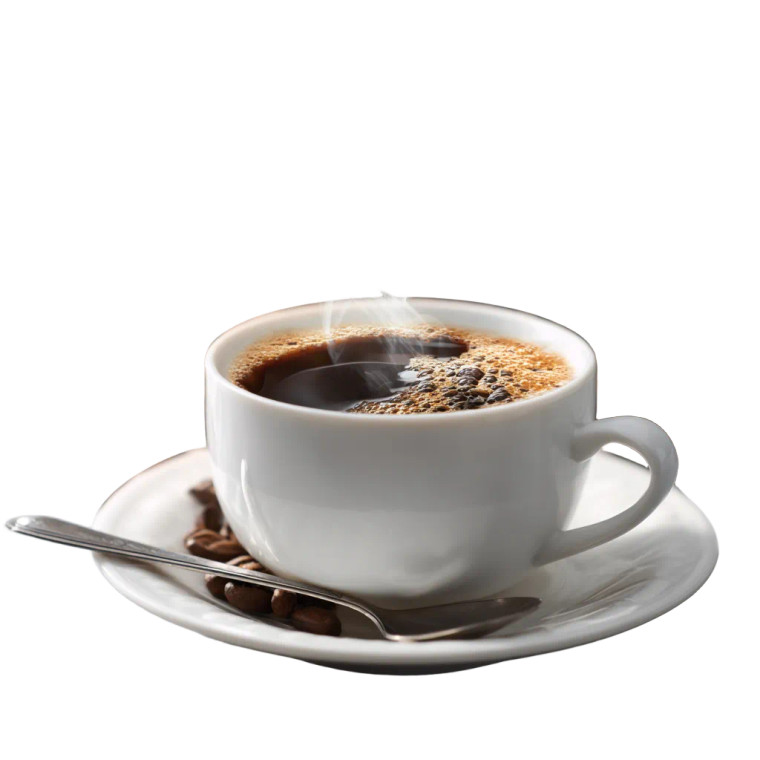 Smoking Coffee Cup Vinyl Car Decal Sticker – Waterproof & UV-Resistant 3.4133333333333336"