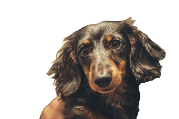 Dachshund With Owner Vinyl Car Decal Sticker – Waterproof & UV-Resistant 2.986666666666667"