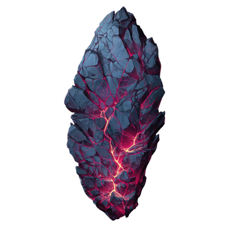 Enchanted Obsidian Shard Vinyl Car Decal Sticker – Waterproof & UV-Resistant 3.4133333333333336"