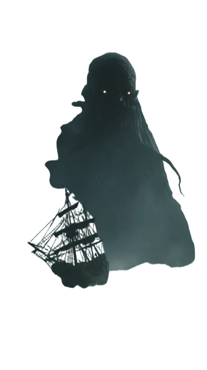 Eerie Umibōzu Attack Vinyl Car Decal Sticker – Waterproof & UV-Resistant 9.706666666666667"