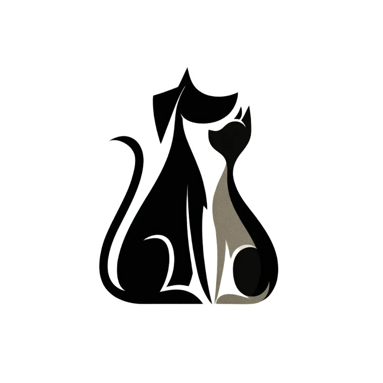 Pet Logo Duo Vinyl Car Decal Sticker – Waterproof & UV-Resistant 6.826666666666667"