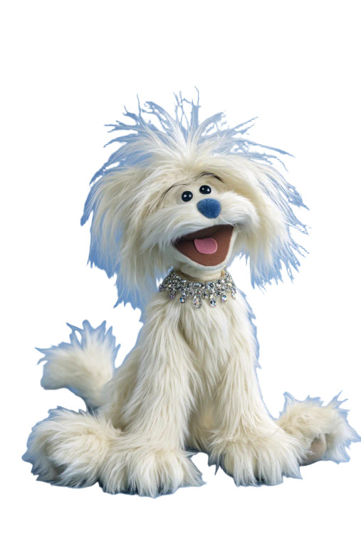Retro Puppet Dog Vinyl Car Decal Sticker – Waterproof & UV-Resistant 8.96"