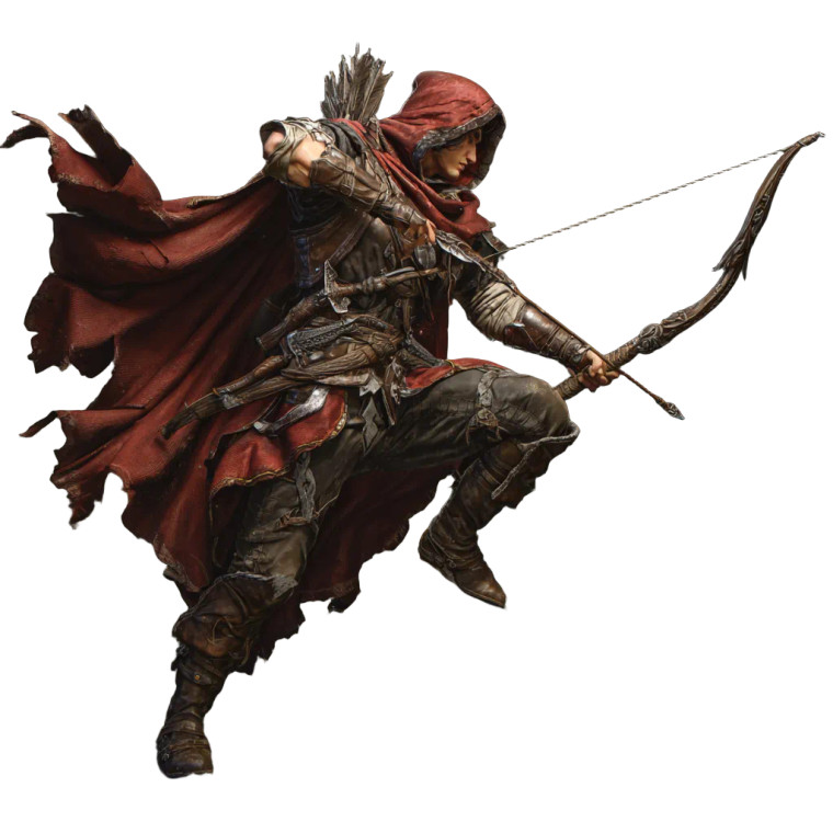 Fantasy Archer V8 Vinyl Car Decal Sticker – Waterproof & UV-Resistant 3.4133333333333336"