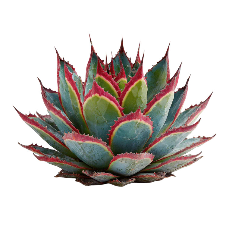 Red Tipped Agave Vinyl Car Decal Sticker – Waterproof & UV-Resistant 3.4133333333333336"