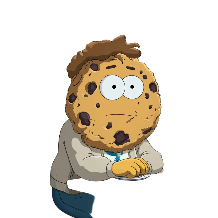 Cookie Human Simpsons Vinyl Car Decal Sticker – Waterproof & UV-Resistant 3.4133333333333336"