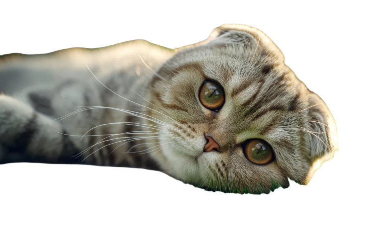 Scottish Fold Cat V19 Vinyl Car Decal Sticker – Waterproof & UV-Resistant 5.97333333333333