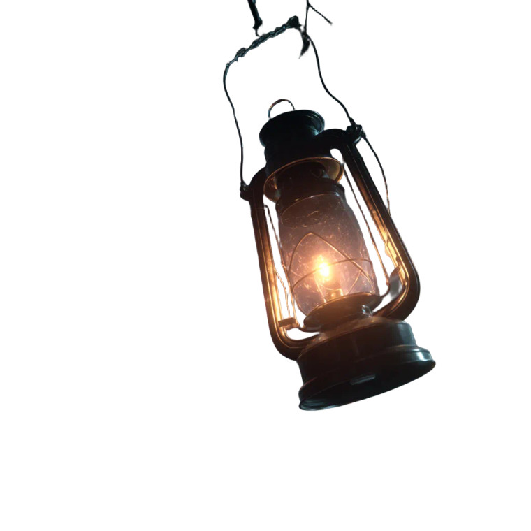 Glowing Vintage Lantern Vinyl Car Decal Sticker – Waterproof & UV-Resistant 6.826666666666667"