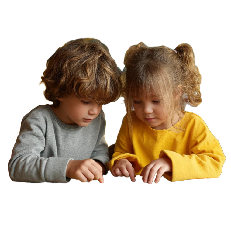 Cheerful Children Puzzle Vinyl Car Decal Sticker – Waterproof & UV-Resistant 3.4133333333333336"