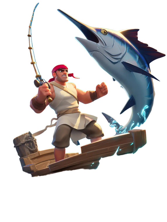 Pirate Vs Swordfish Vinyl Car Decal Sticker – Waterproof & UV-Resistant 4.1066666666666665"