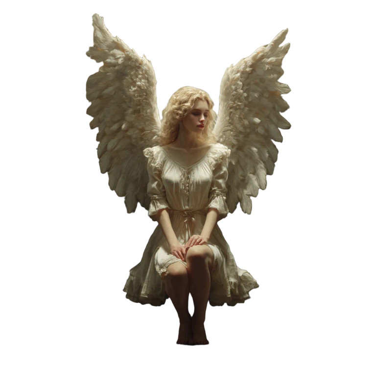 Angel V38 Vinyl Car Decal Sticker – Waterproof & UV-Resistant 3.4133333333333336"