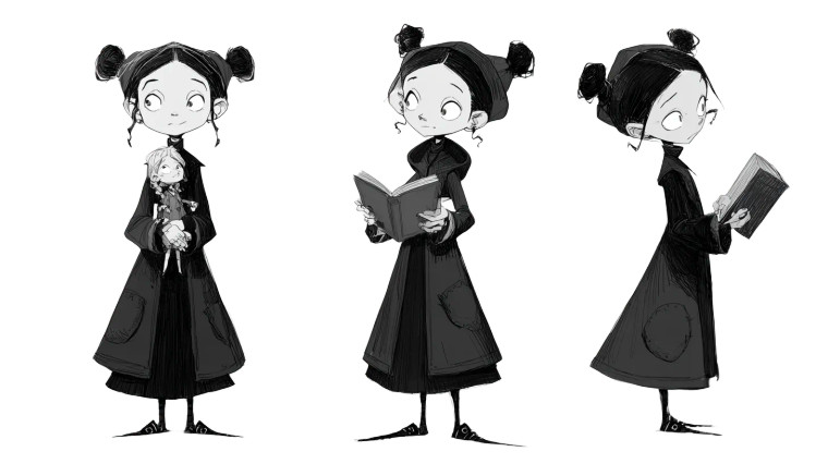 Stylized Animation Girl Vinyl Car Decal Sticker – Waterproof & UV-Resistant 2.72" Stylized Animation Girl Vinyl Car Decal Sticker – Waterproof & UV-Resistant 2.72"