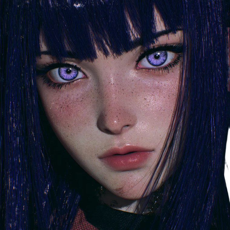 Realistic Hinata Vinyl Car Decal Sticker – Waterproof & UV-Resistant 3.4133333333333336"