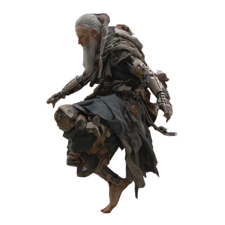 Cyberpunk Nordic Shaman Vinyl Car Decal Sticker – Waterproof & UV-Resistant 6.826666666666667"